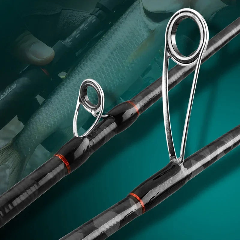 Ultra Light Fishing Rod Carbon Fiber Spinning Casting Lure Pole Bait Weight 1-7g Line Weight 8-15LB Fast Trout Fishing Rods