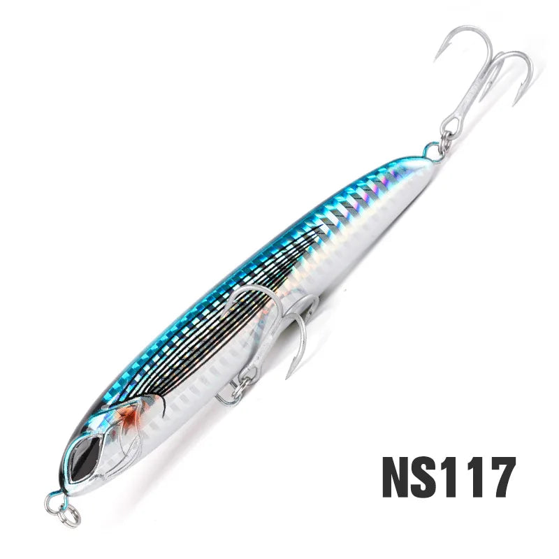 NOEBY NBL9745 Sinking Stickbait Lure 115mm 64g 130mm 81g Heavy Duty Pencil Lure Long Cast Saltwater Tuna GT Fishing