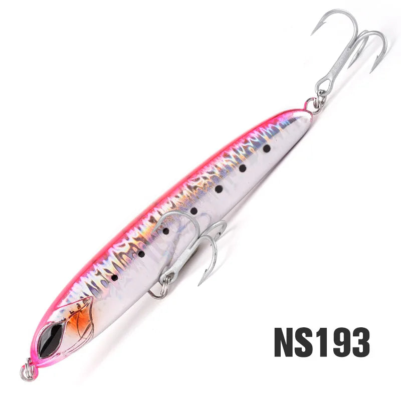 NOEBY NBL9745 Sinking Stickbait Lure 115mm 64g 130mm 81g Heavy Duty Pencil Lure Long Cast Saltwater Tuna GT Fishing