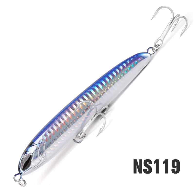 NOEBY NBL9745 Sinking Stickbait Lure 115mm 64g 130mm 81g Heavy Duty Pencil Lure Long Cast Saltwater Tuna GT Fishing