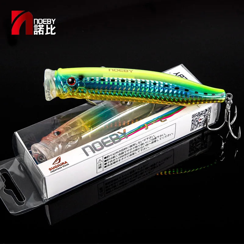 Noeby Fishing Lure Feed Topwater Popper 150mm 55g Big Spalsh Wobbler Popper Artificial Hard Bait for Sea GT Tuna Fishing Lure