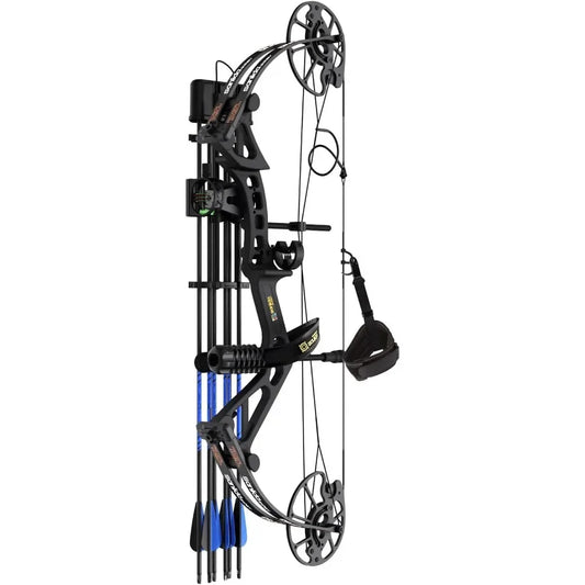 Sanlida Dragon X7 Ready to Hunt Compound Bow Package for Adults Archery Compound Bow and Arrow Set 0-70 Lbs Draw Weight No Bow Press Needed RH Only