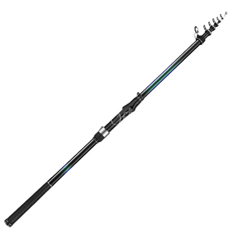 2.4M 3.6M 4.5M 5.4M High Carbon Tidal Rock Fishing Rod Spinning Sea Rod Telescopic Rock Fishing Tackle Ultralight Super Hard Rod