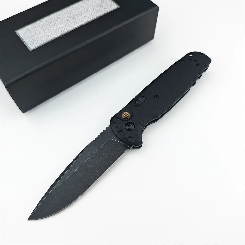 Portable Tactical Folding Knife 3.14 Inch D2 Blade G10 Handle with Pocket Clip EDC Camping Hiking Hunting Survival Outdoor Knife