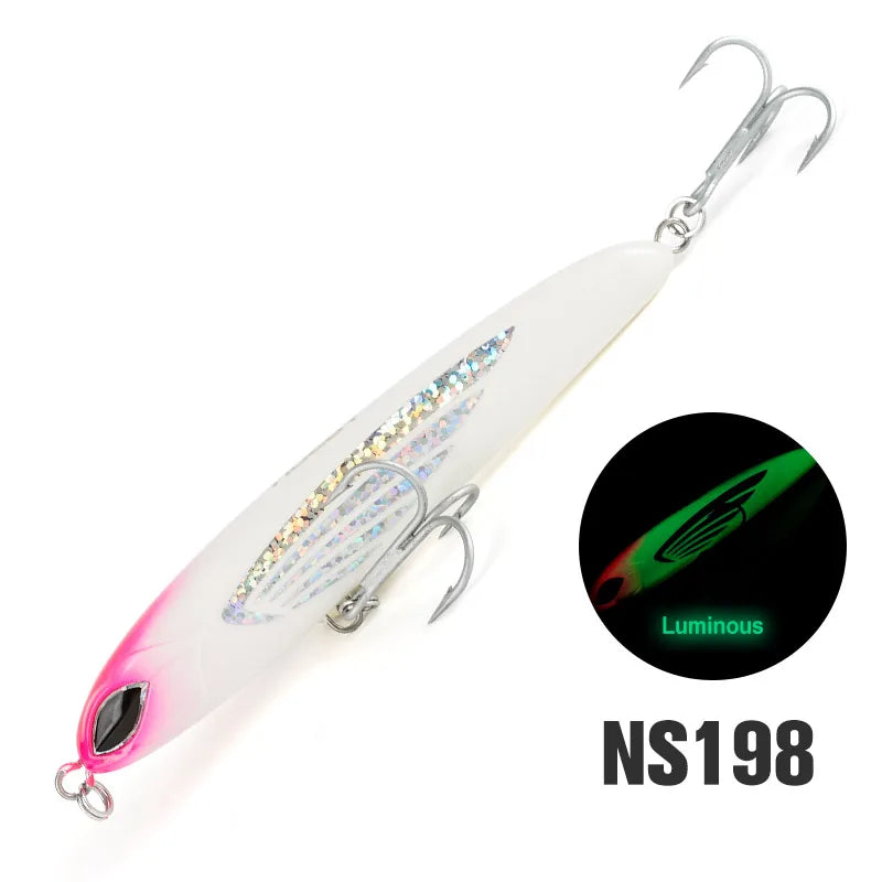 NOEBY NBL9745 Sinking Stickbait Lure 115mm 64g 130mm 81g Heavy Duty Pencil Lure Long Cast Saltwater Tuna GT Fishing