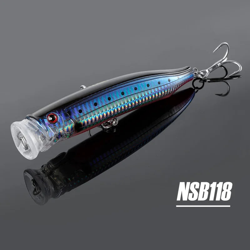 Noeby Fishing Lure Feed Topwater Popper 150mm 55g Big Spalsh Wobbler Popper Artificial Hard Bait for Sea GT Tuna Fishing Lure