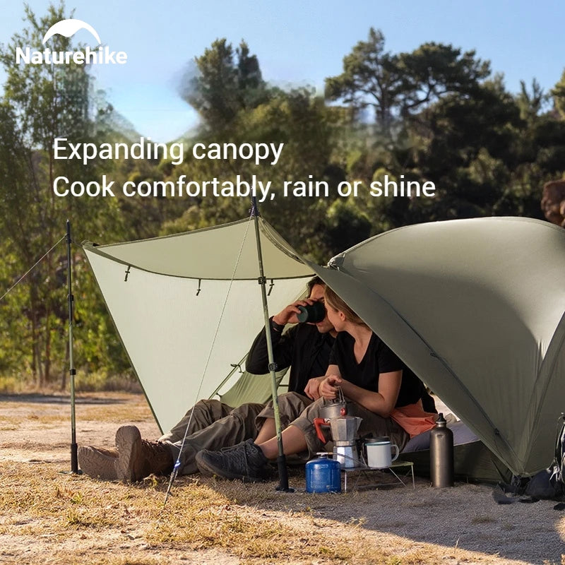 Naturehike Mongar UL BASE PRO 1-3 People Tent Trekking Backpacking Shelter Tent 20D Nylon Waterproof Ultralight Outdoor Camping