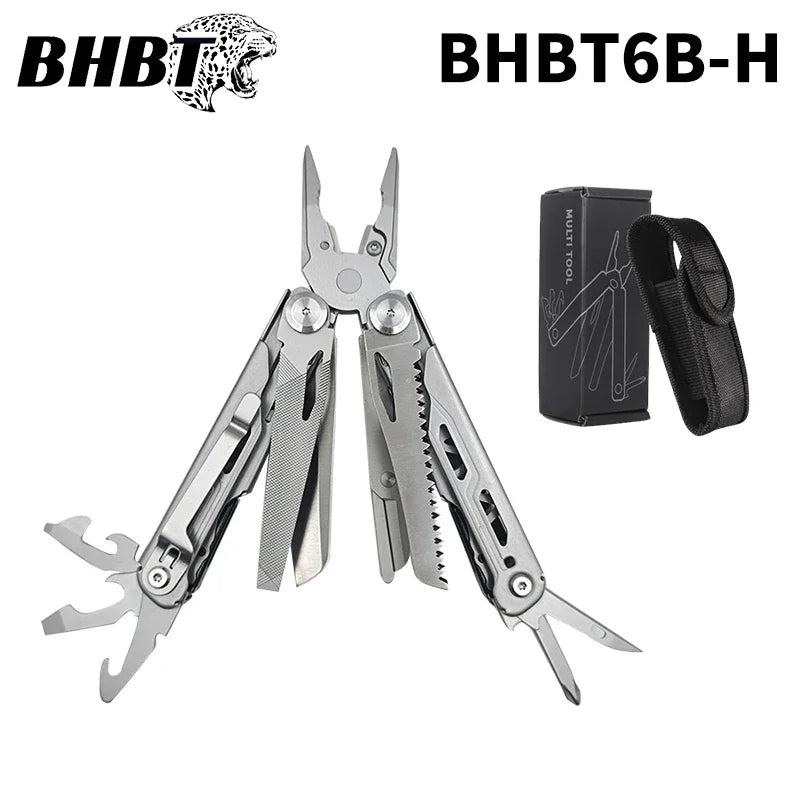 BHBT 17 in 1 Multitool Pliers Outdoor Survival Folding Multi Tool Portable Scissors Saw Blade EDC Hand Tools