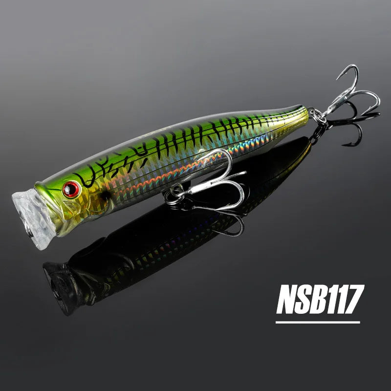 Noeby Fishing Lure Feed Topwater Popper 150mm 55g Big Spalsh Wobbler Popper Artificial Hard Bait for Sea GT Tuna Fishing Lure