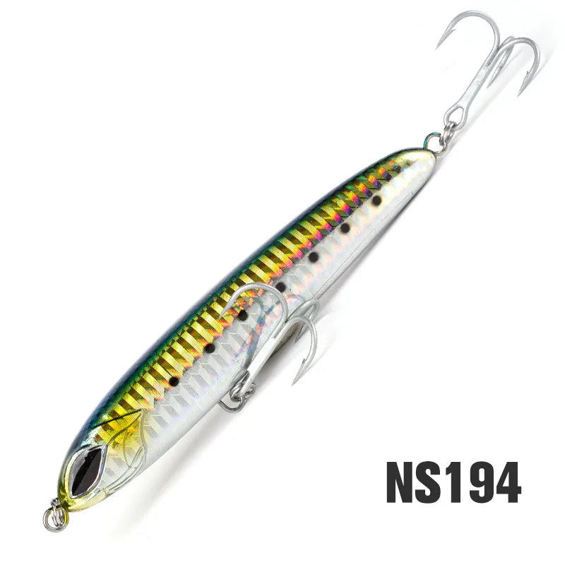 NOEBY NBL9745 Sinking Stickbait Lure 115mm 64g 130mm 81g Heavy Duty Pencil Lure Long Cast Saltwater Tuna GT Fishing