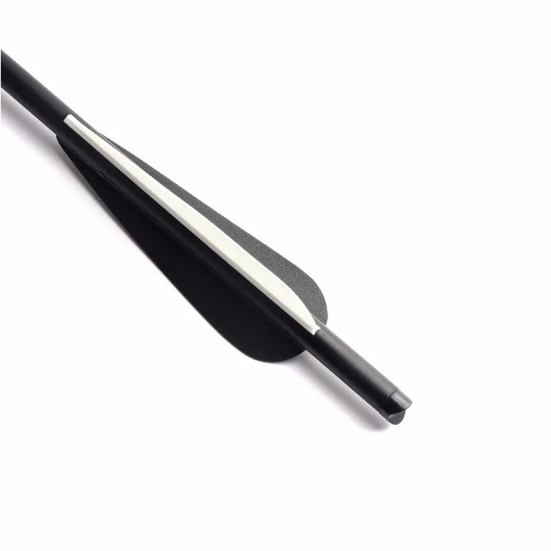 Archery Crossbow Carbon Arrows 20/22 Inches Spine400 Arrow bolts 4" Plastic Vanes for Crossbow Hunting Archery Shooting