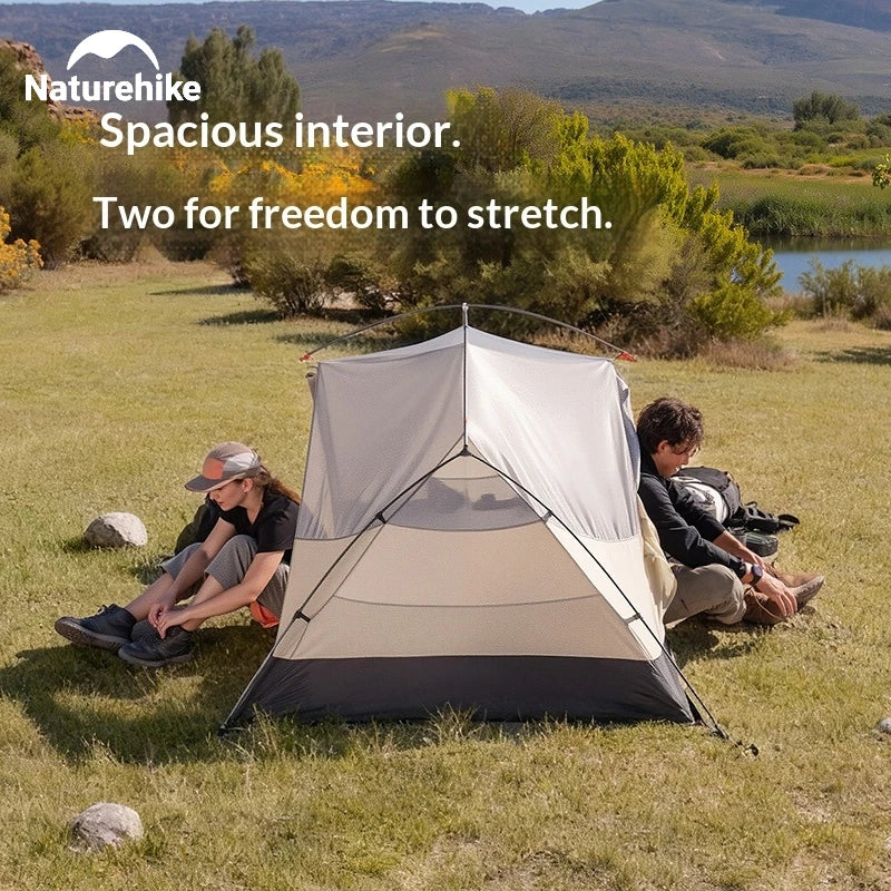 Naturehike Mongar UL BASE PRO 1-3 People Tent Trekking Backpacking Shelter Tent 20D Nylon Waterproof Ultralight Outdoor Camping